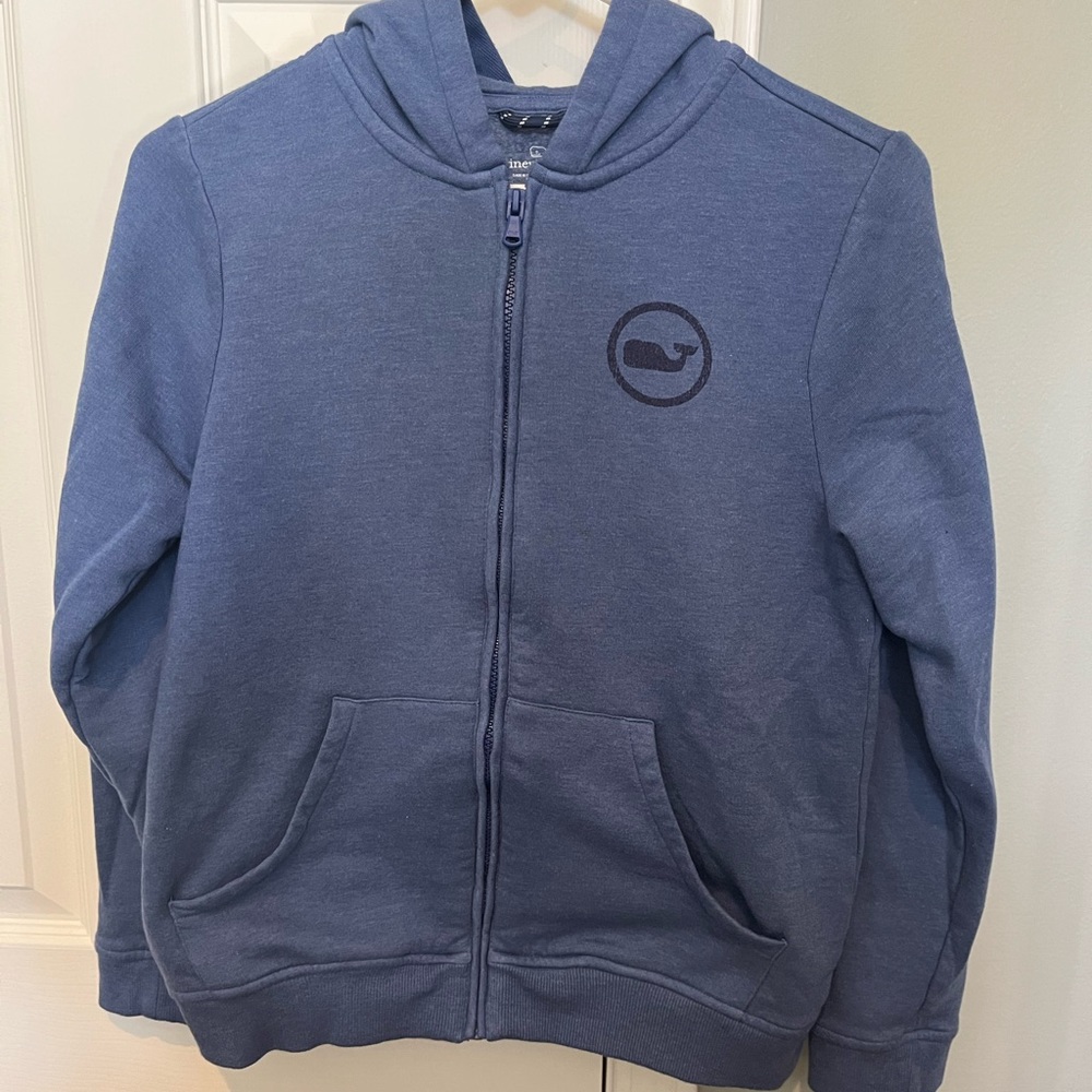 Boys Vineyard Vines zip-up hoodie, size Medium (10/12)